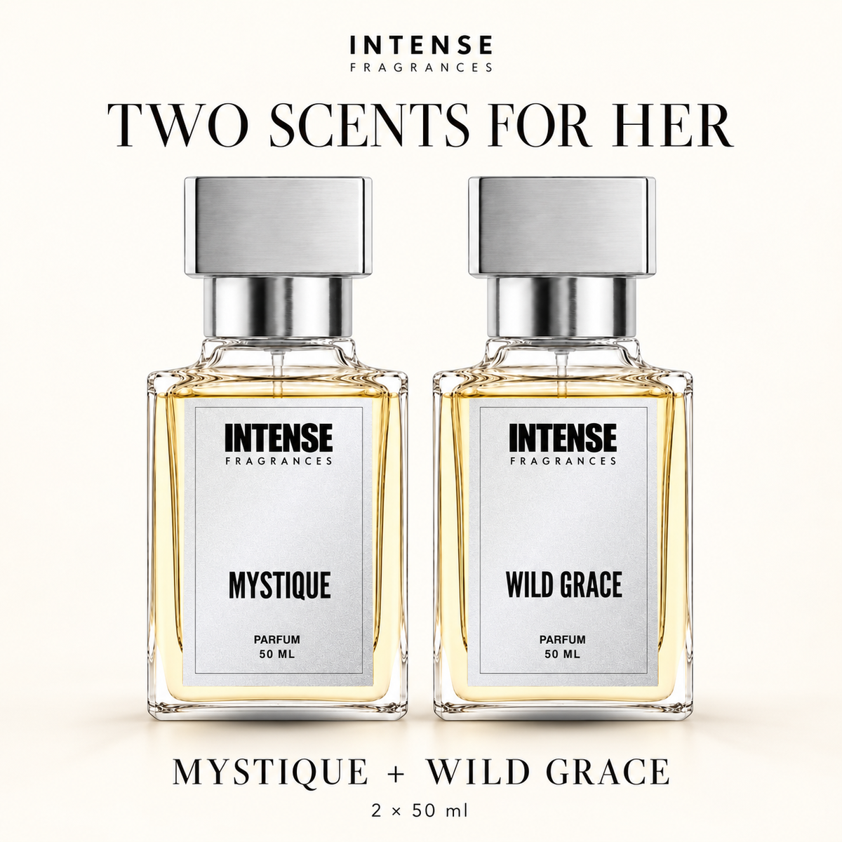 TWO SCENTS FOR HER — combo of two 50 ml fragrances