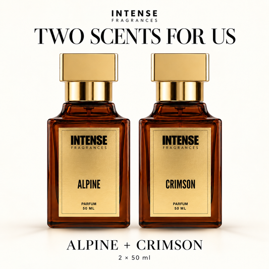 TWO SCENTS FOR US — combo of two 50 ml fragrances