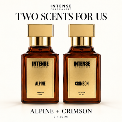 TWO SCENTS FOR US — combo of two 50 ml fragrances