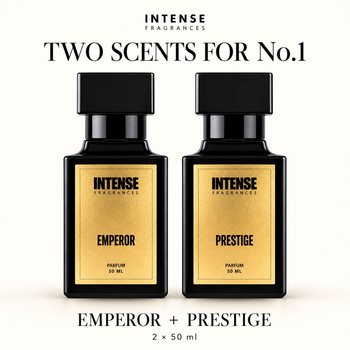 TWO SCENTS FOR No.1 — combo of two 50 ml fragrances