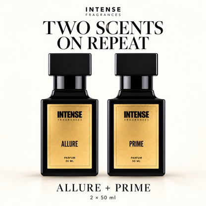TWO SCENTS ON REPEAT — combo of two 50 ml fragrances