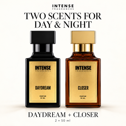 TWO SCENTS FOR DAY & NIGHT — combo of two 50 ml fragrances